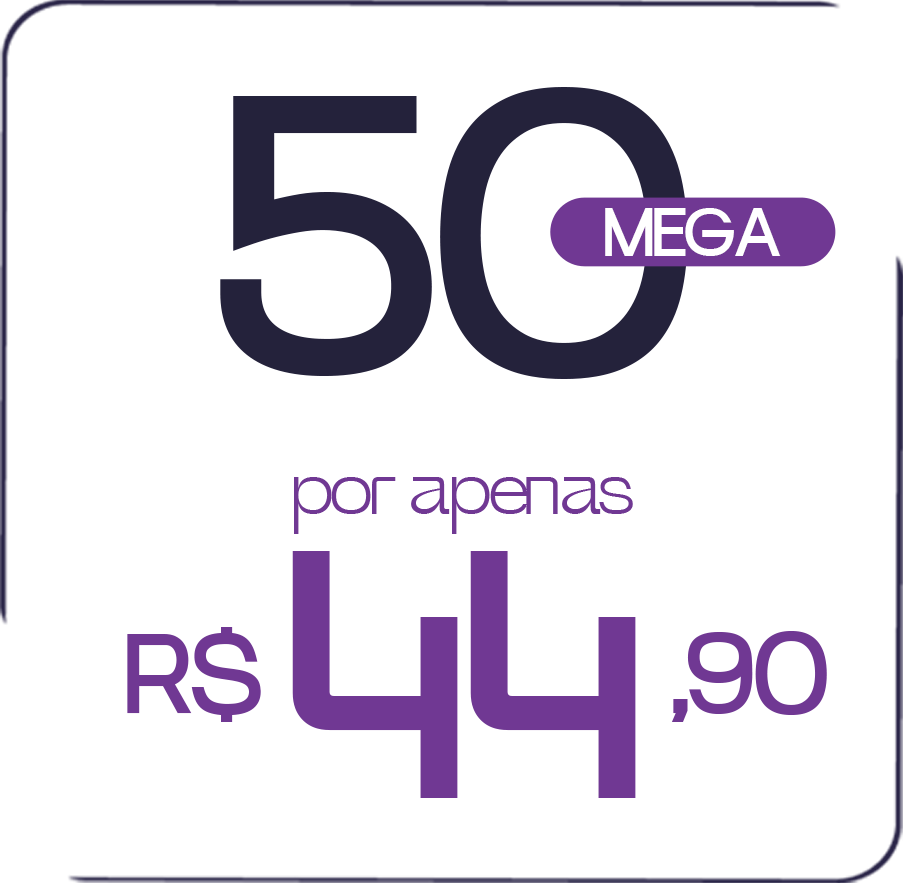 Plano de 50mb da Core3 Tecnologia na Black Friday